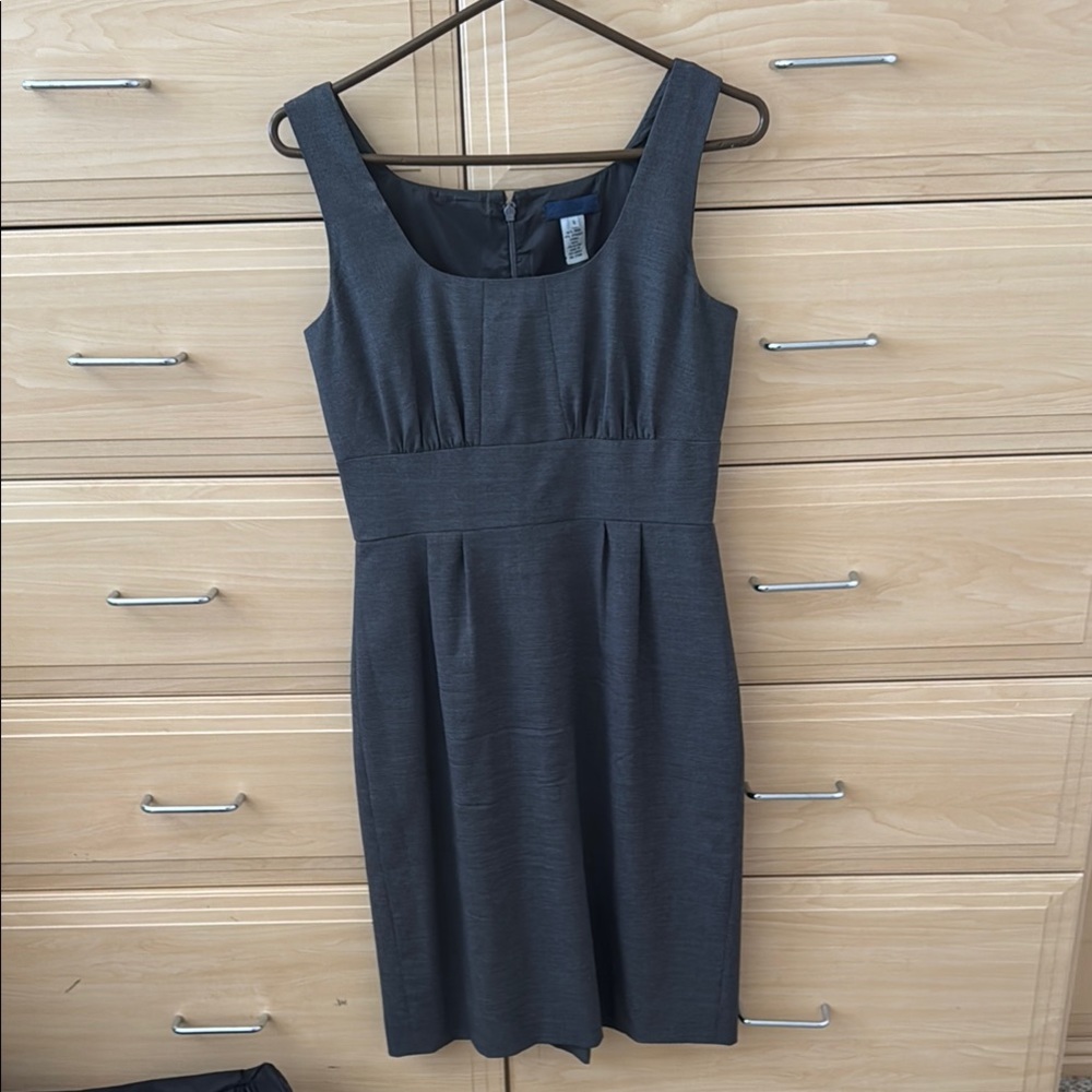 J. Crew Gray Sleeveless Sheath Dress for Work